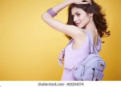 Beautiful Glamour Sexy Woman Dark Brunette Stock Photo Shutterstock