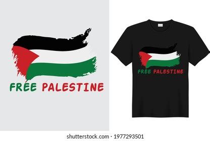 Free Palestine Palestine Tshirt Design Vector Stock Vector Royalty