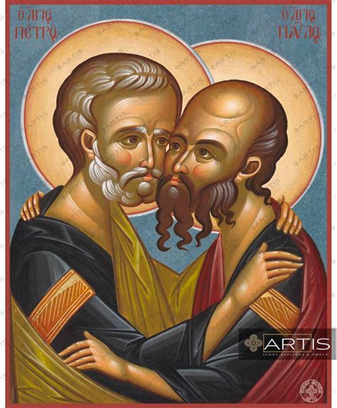 The Embrace Of Saints Peter And Paul