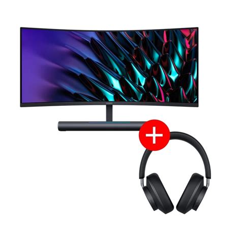 Pack Ecran PC Gaming Huawei MateView GT 34 Ecran incurvé LED Noir