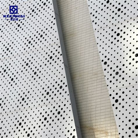 Exterior Facade Curtain Wall Perforated Aluminum Panel Facade Cw