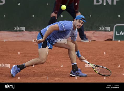 Giulio Zeppieri Of Italy During Day 3 Of 2024 French Open Roland