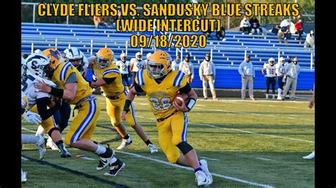 Clyde Fliers Vs Sandusky Blue Streaks Wide Intercut Youtube