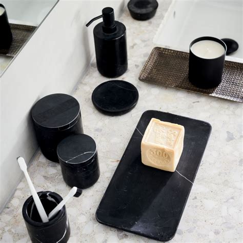 Nexus Black Marble Soap Dish