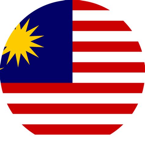 Printable Country Flag Of Malaysia Circle Vector Country Flags Of The World