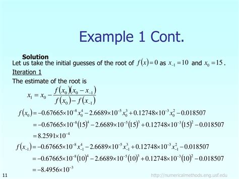 Ppt Secant Method Powerpoint Presentation Free Download Id 1198042