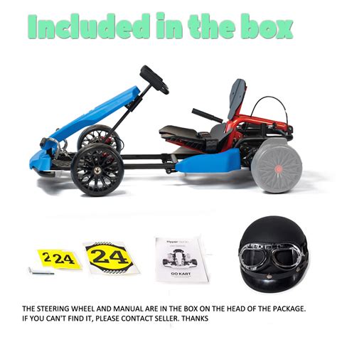 Hoverboard Pedal Go Kart Kit – Blue – Oz Robotics