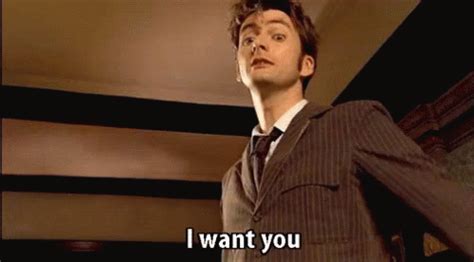 You! GIF - I Want You David Tennant - Discover & Share GIFs