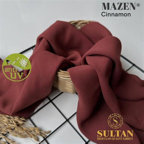 Jual Kain Abaya Sultan Mazen Anti Uv Warna Polos Lengkap Shopee Indonesia