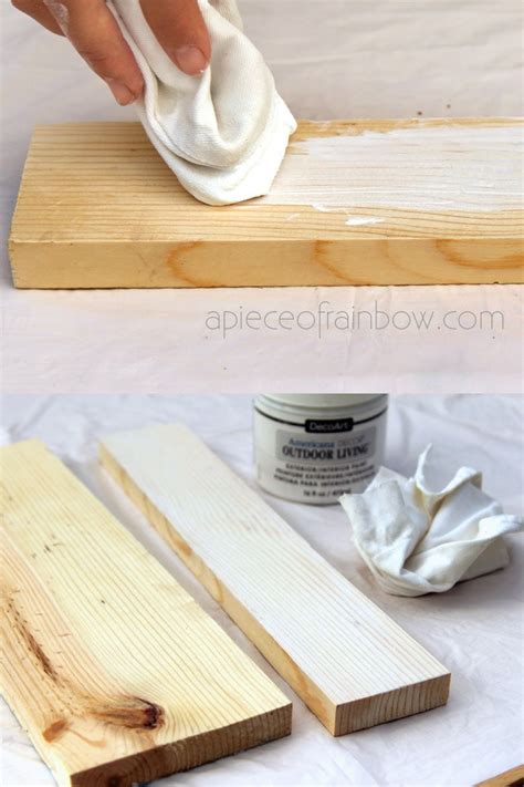 How To Whitewash Wood In 3 Simple Ways A Piece Of Rainbow