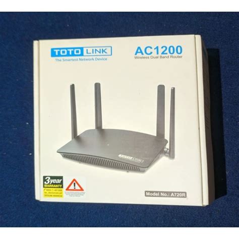 Jual Totolink A720R AC1200 WiFi5 Dual Band 2 4Ghz 5Ghz Wifi Hotspot