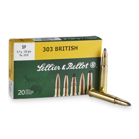 Sellier Bellot 303 British SP 150 Grain 20 Rounds 120444 303