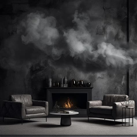 Premium Photo Photo D Dark Grunge Display Background With Smoky