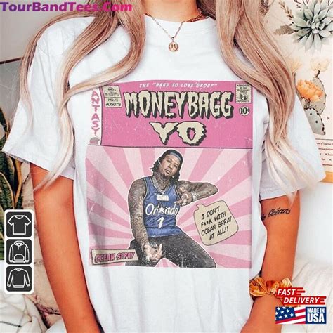 Moneybagg Yo Comic Shirt 90s Vintage Merch Book Art Hard To Love Album