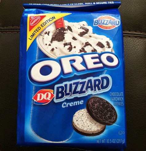 Its Back Limited Edition Dairy Queen Blizzard Creme Oreos And Opinion