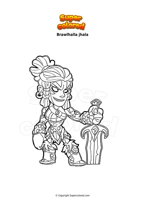 Dibujo Para Colorear Brawlhalla Jhala Supercolored The Best Porn Website