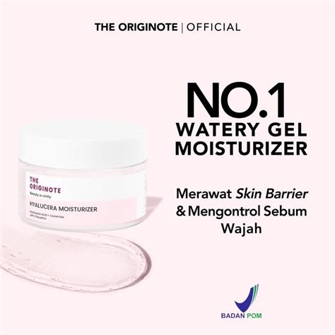 The Originote Hyalucera Moisturizer Gel 50ml Facial Moisturizing For