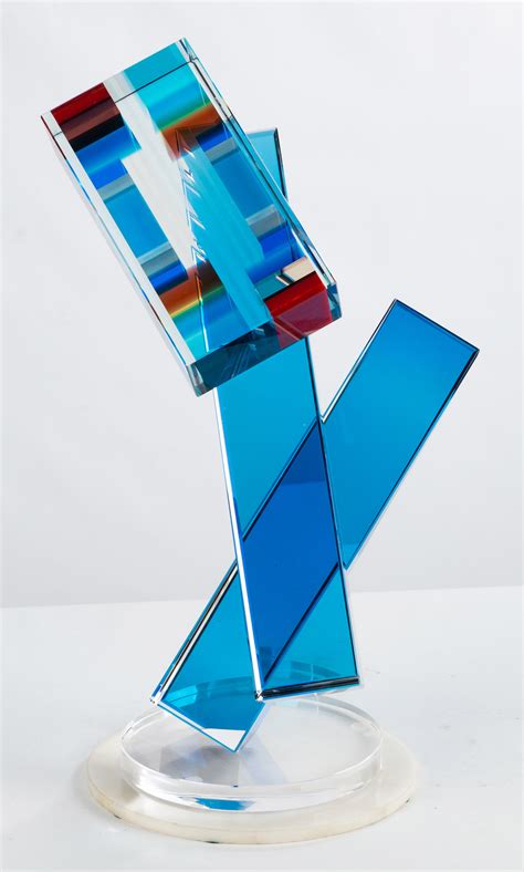 Michael Estes Taylor American B 1944 Art Glass Sculpture Cottone Auctions