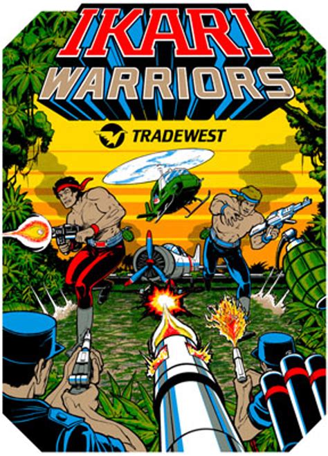 Ikari Warriors Video Arcade Side Art - Arcadeoverlays