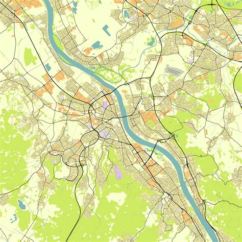 City map of Bonn Germany 42366802 Vector Art at Vecteezy