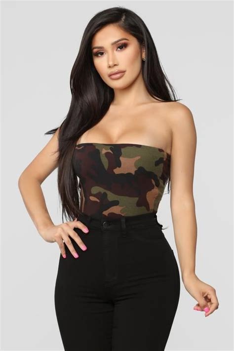 Cant Find Me Tube Top Camouflage Tube Top Outfits Fashion