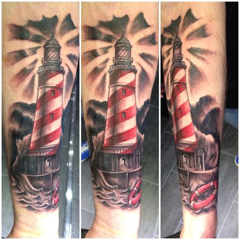 Lighthouse Tattoo Sailor Tattoos Dad Tattoos I Tattoo Tattoo Sleeve