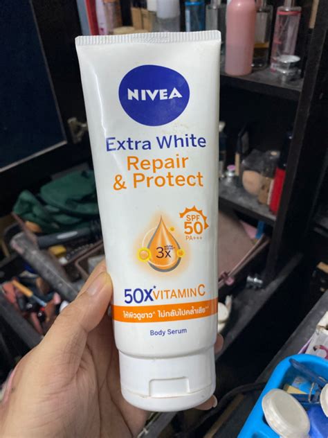 Nivea Extra White Repair Protect Body Serum Spf Ml Inci Beauty