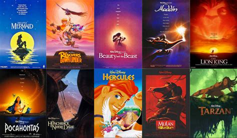 Disney Renaissance Movies by mnwachukwu16 on DeviantArt