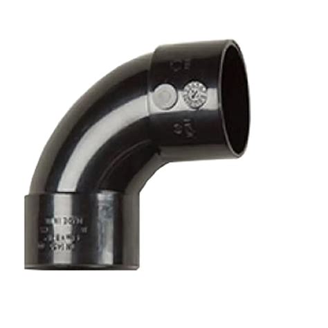 Solvent Weld Fitting Swept Bend Black