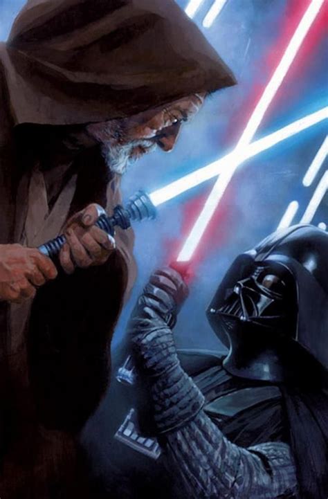 Obi Wan Vs Vader Star Wars Art Pinterest