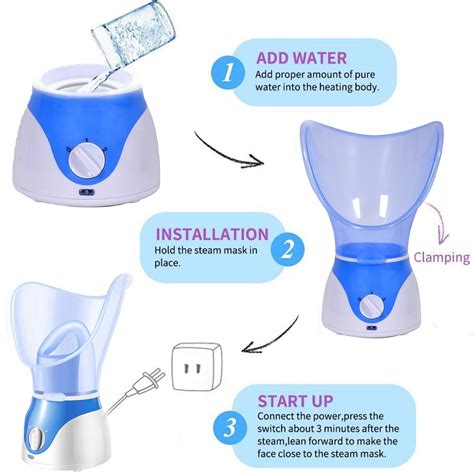 Vaporizador Facial Limpieza Profunda E Hidrata Rejuvenece E Hidrata Tu