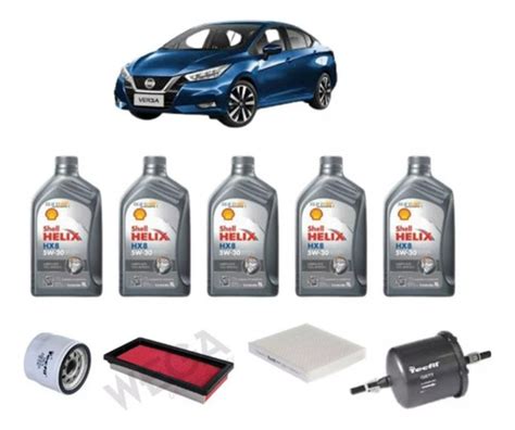 Kit Revisão Troca De Oleo 5w30 Nissan Kicks 1 6 2016 A 2020 ÓLEO DO