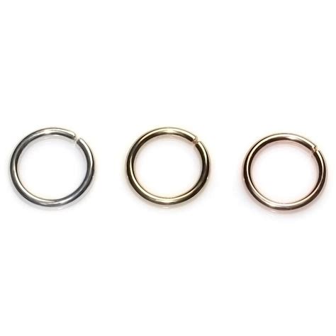 Gold Septum Ring 14g Septum Piercing Nose Ring Nose Etsy