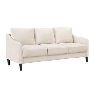 73.22" 3 Seater Sofa, Soft Velvet Small Couch for Small Space, Living ...