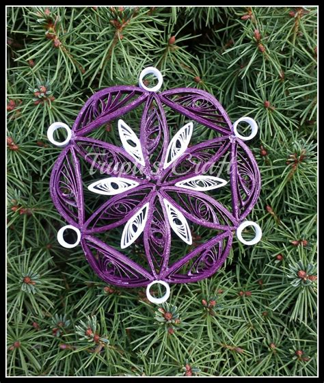 Trupti S Craft Paper Quilling Christmas Ornaments Car Hanging Wall