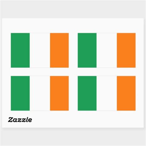 Irish Flag Stickers | Zazzle