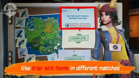 FORTNITE Use Trap Slot Items In Different Matches Daily Challenges