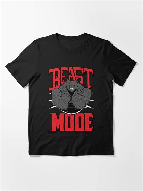 Beast Mode Wolf Gym Bodybuilding Fitness Tee T Shirt For Sale By