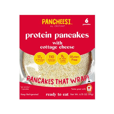 Pancheesi™ By Crepini® Protein Pancakes With Cottage Cheese