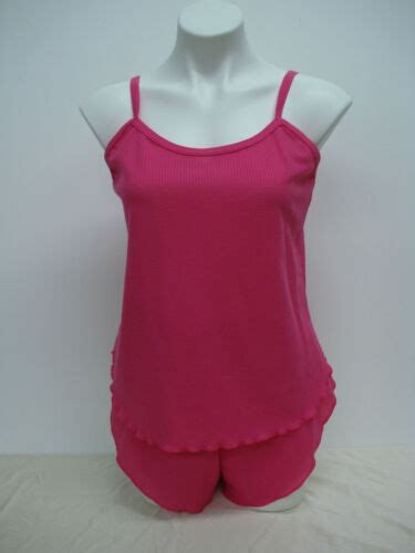 Usa Made Nancy King Lingerie Camisole W Tap Pant Thermal Pajamas Small N Ebay