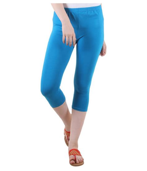 Buy Diaz Multi Color Cotton Lycra Capris Online At Best Prices In India