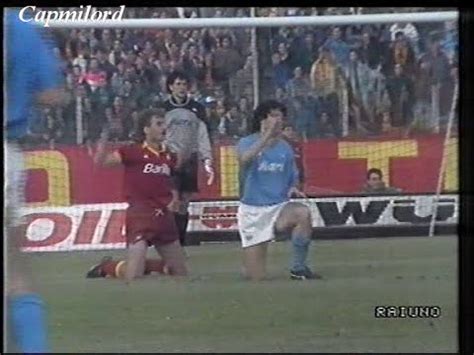 ROMA Napoli 1 0 Voeller 11ª giornata Andata 31 12 1988 YouTube