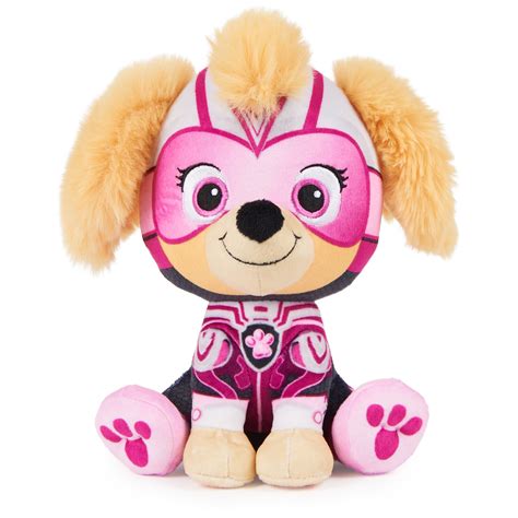 Paw Patrol Premium Pups Skye Stuffed Animal The Mighty Movie 7 Inch