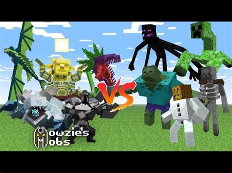 Minecraft Mowzie S Mobs Vs New Mutant Creatures In Minecraft