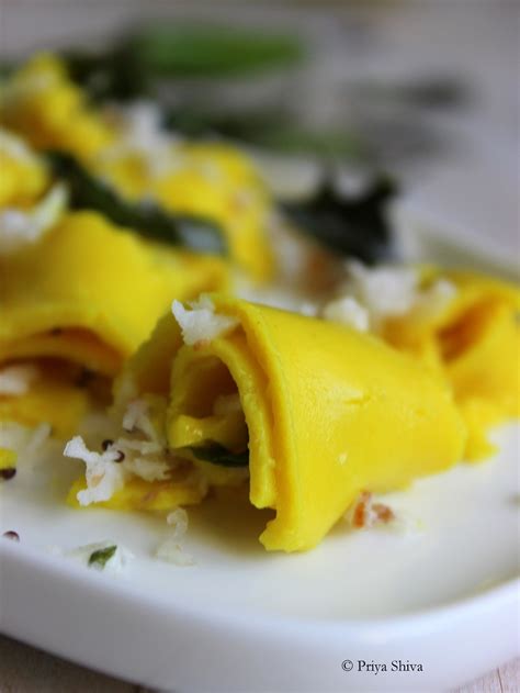 Khandvi Recipe Priya Kitchenette