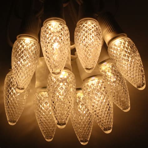 Warm White C9 LED Bulbs – Christmas Light Source