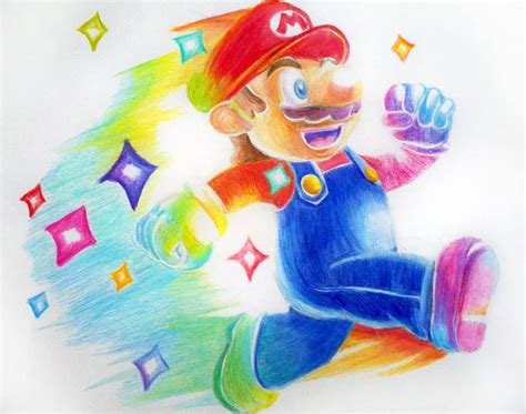 Rainbow Mario By Pharaoh Ink On Deviantart