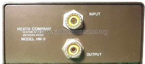 QRP Wattmeter HM Amateur D Heathkit Brand Heath Co Benton Harbor