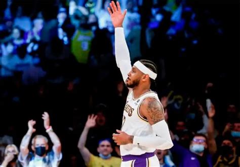 Carmelo Anthony Hace Historia Y Gu A El Primer Triunfo De Lakers Viva