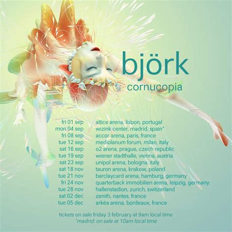 Bjork Announces Spring/Summer/Fall 2023 Cornucopia Tour Dates - mxdwn Music